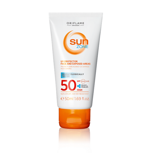 Солнцезащитный крем для лица Sun Zone с высокой степенью защиты SPF 50 (23378)